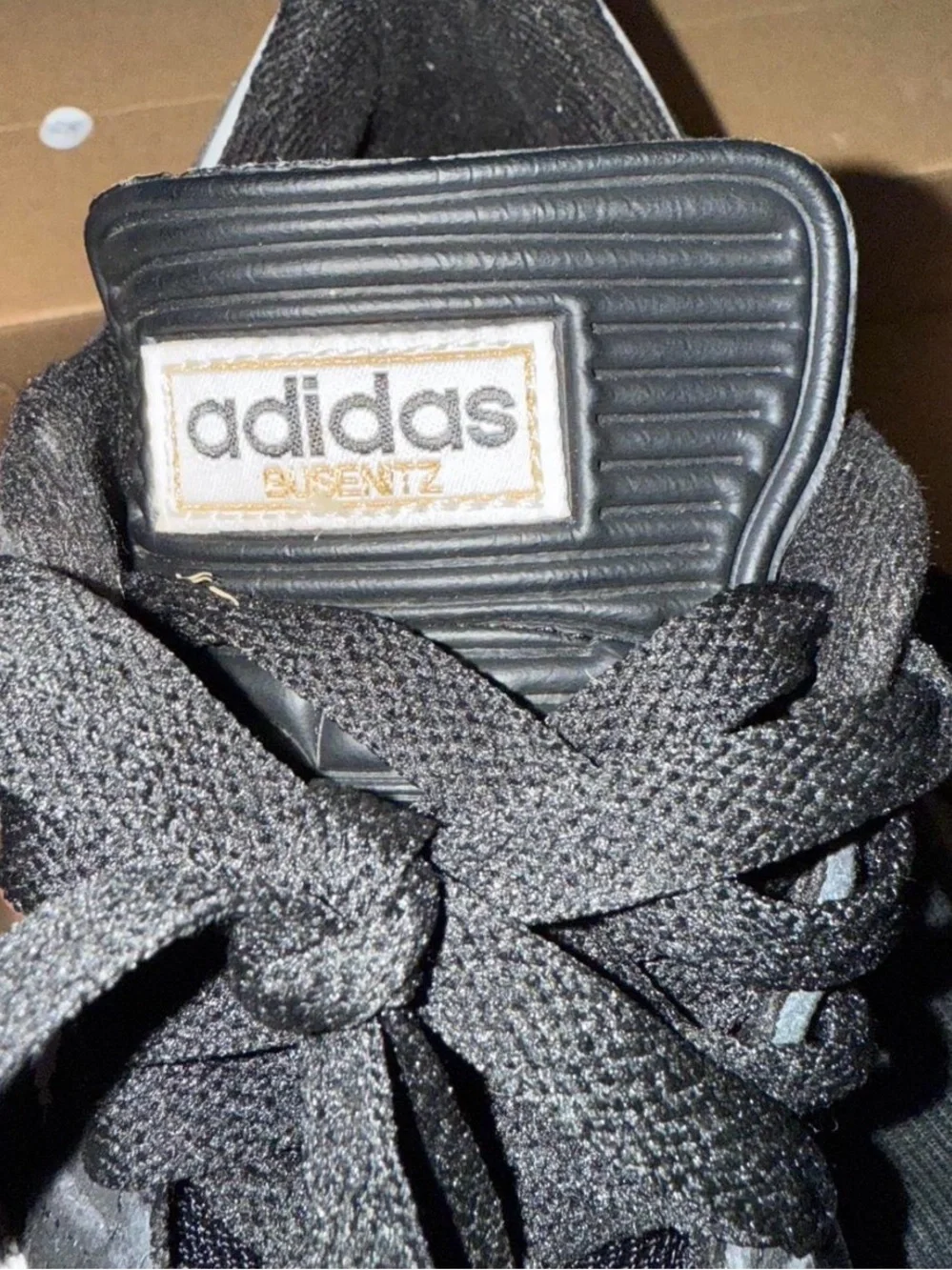 adidas Busenitz Black White Gum Skate Sneakers